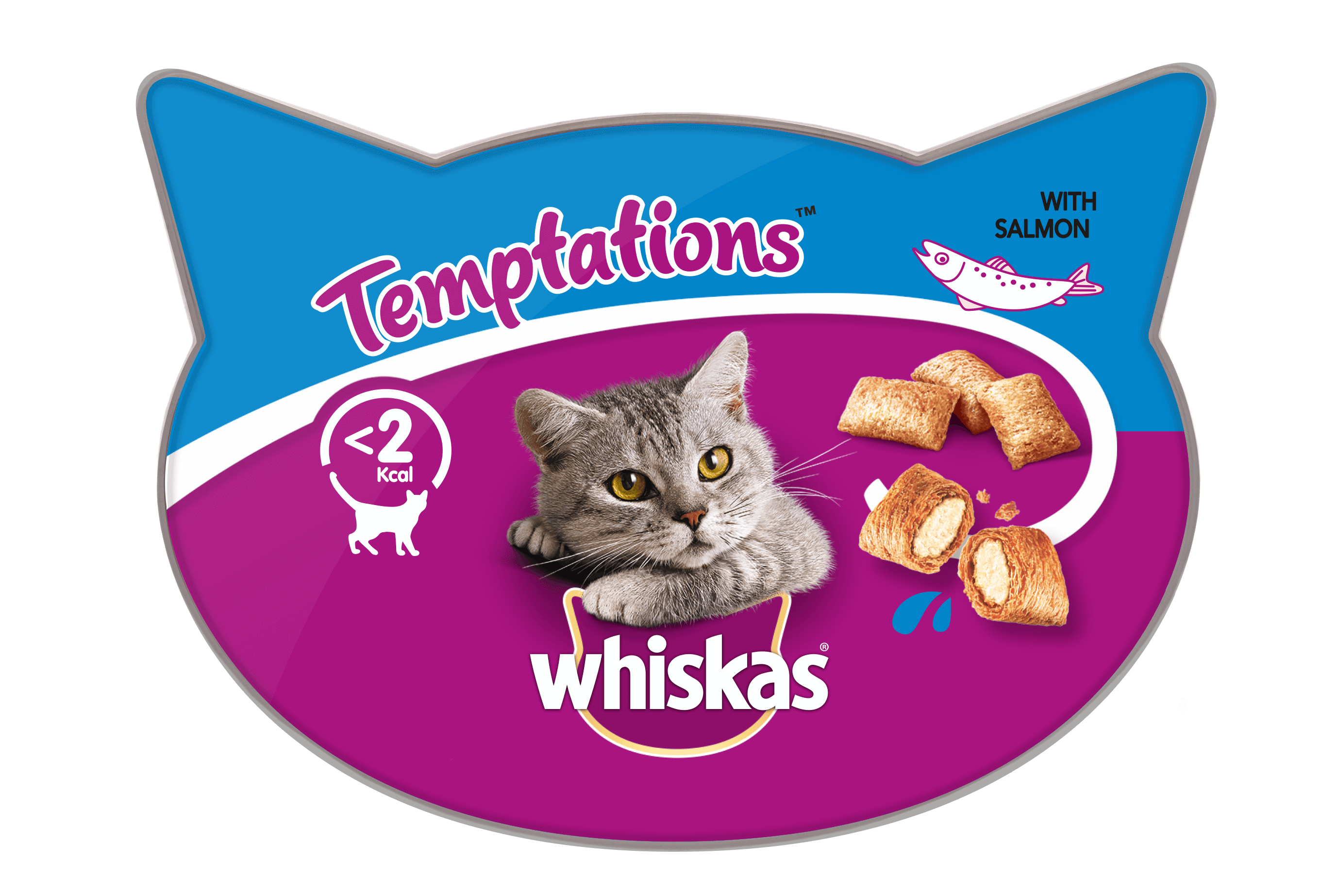 WHISKAS® Temptations met Zalm 60g